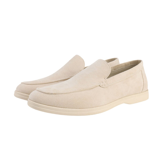 El Noble - Mocasín de Ante Clásico Beige